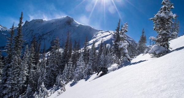 fun powder skiing